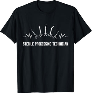Sterile Processing Technician Tools Beat Funny Tech T-Shirt - T-Shirt | Black