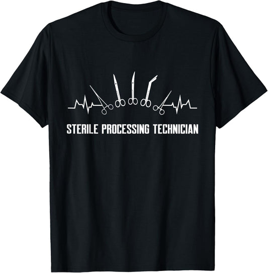Sterile Processing Technician Tools Beat Funny Tech T-Shirt - T-Shirt | Black