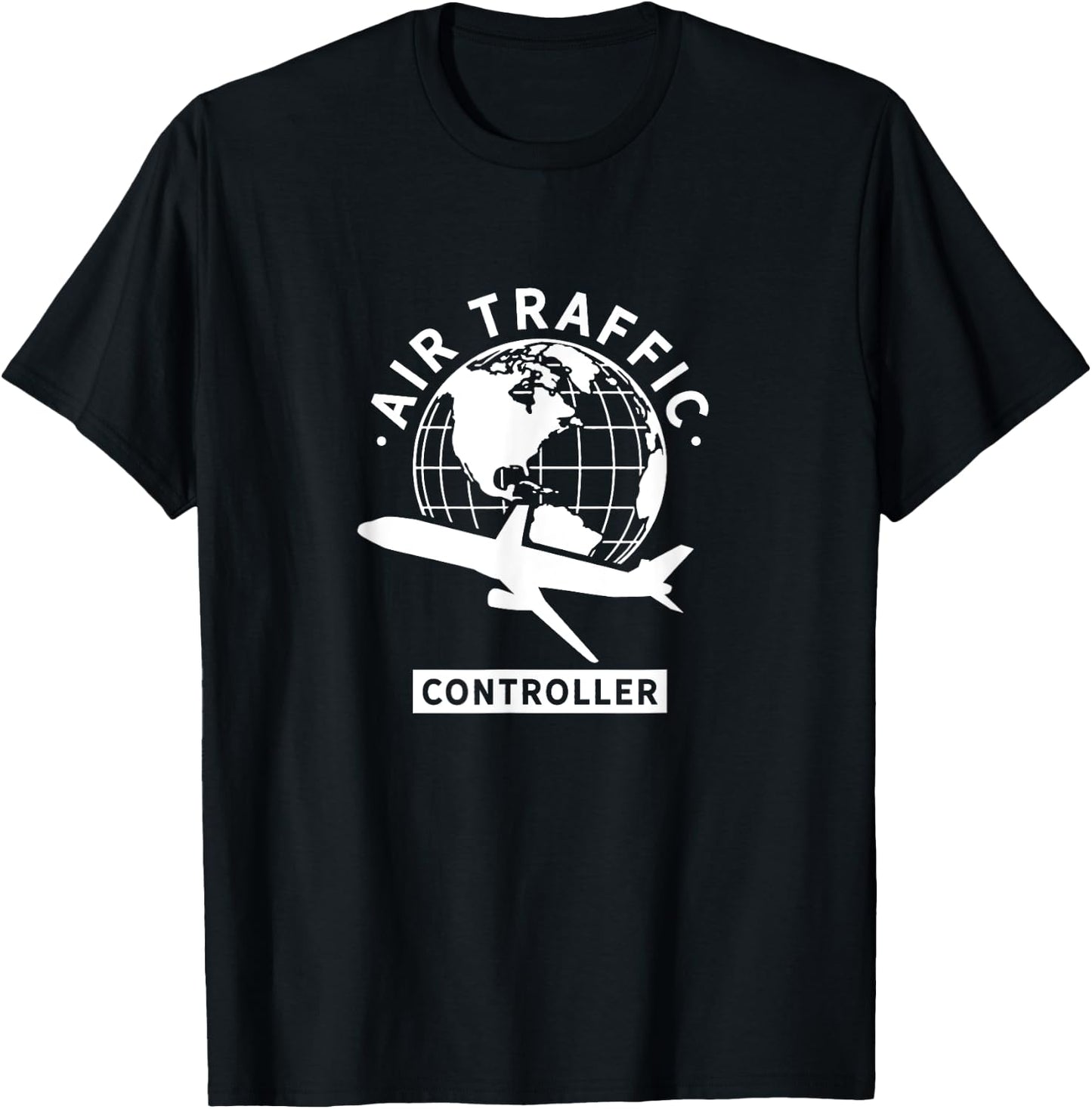 Air traffic controller Control Flight Services ATC T-Shirt - T-Shirt | Black