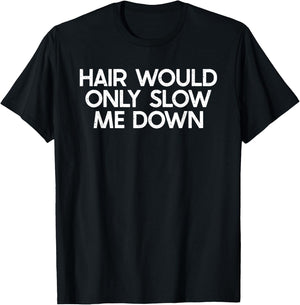 Funny Bald Man Item For Bald Men Ideas Balding Head Saying T-Shirt - T-Shirt | Black