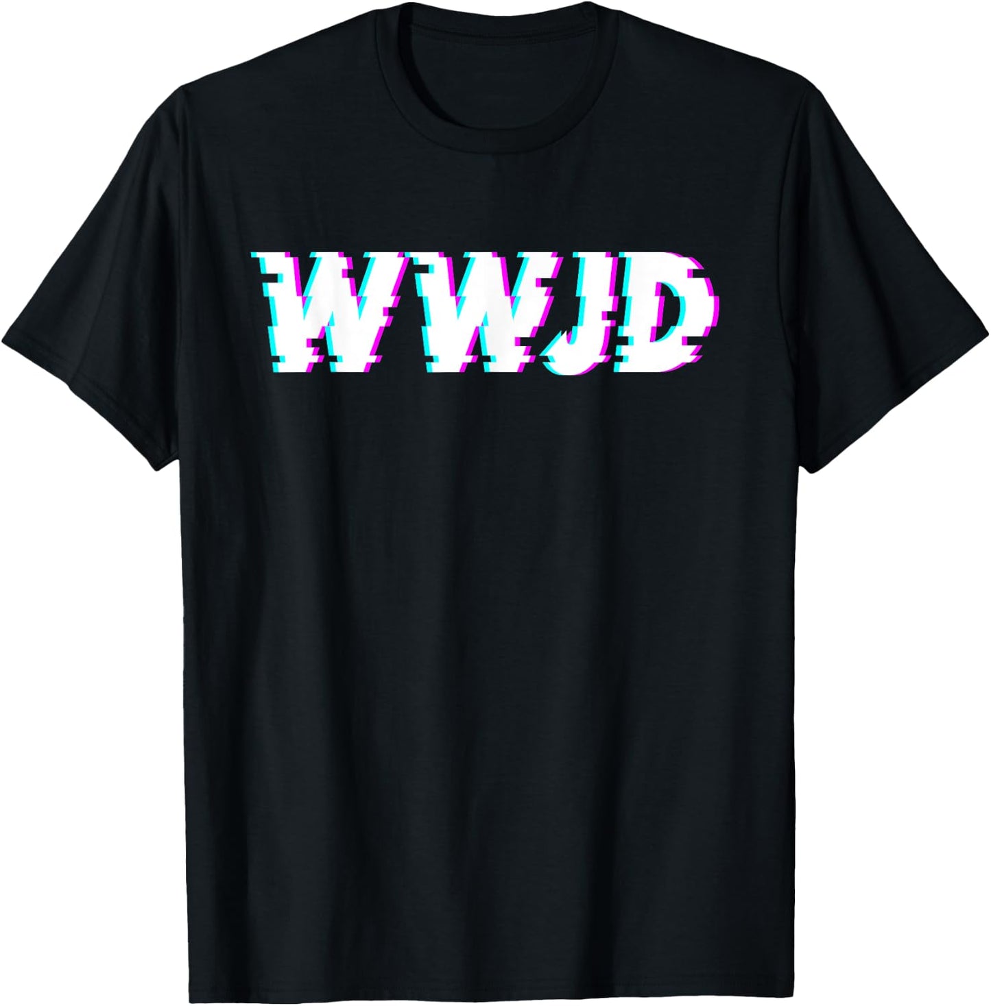 What Would Jesus Do? WWJD Christian Faith Believer T-Shirt - T-Shirt | Black