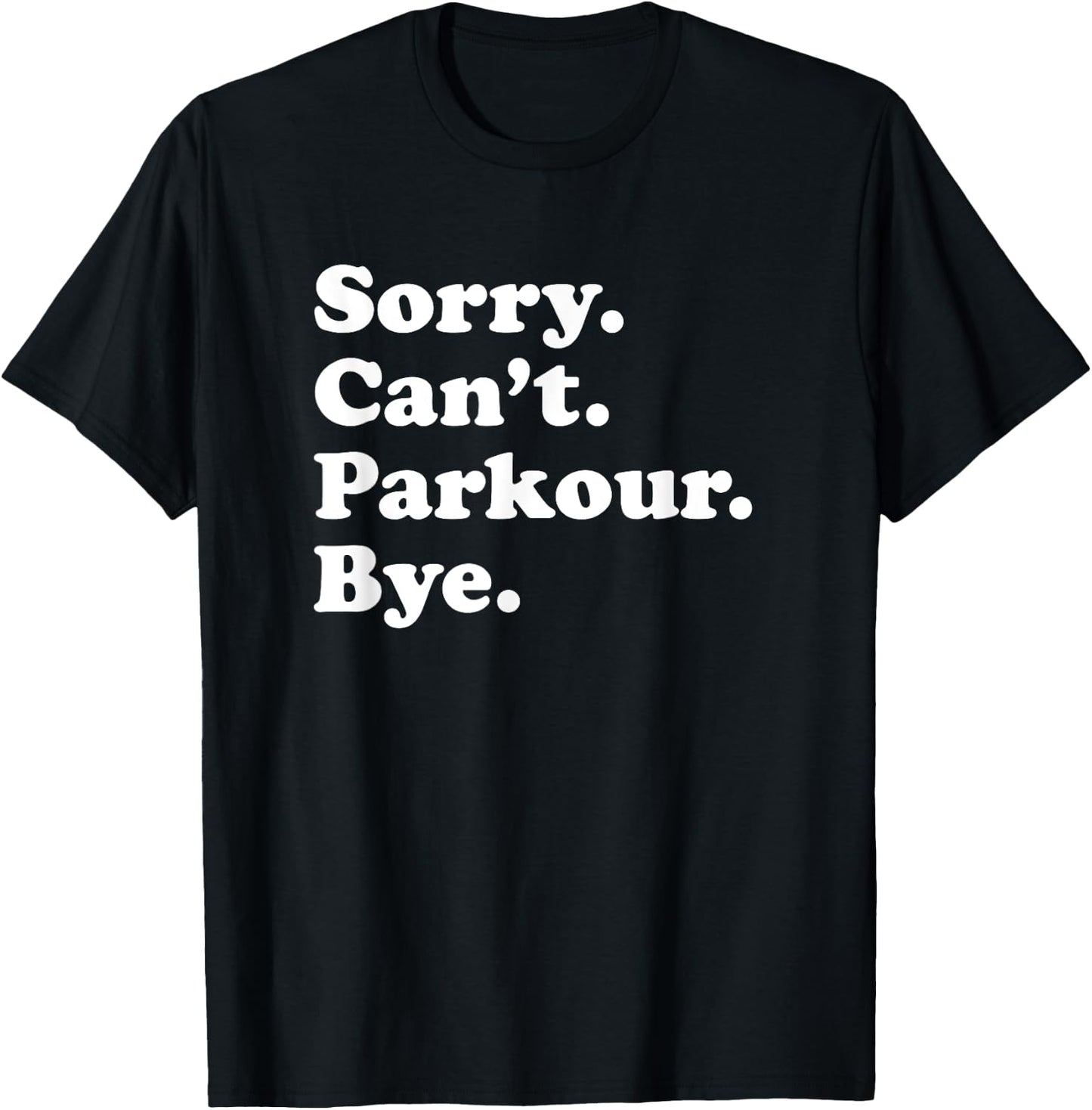 Funny Parkour Gift Women Boys or Girls T-Shirt - T-Shirt | Black