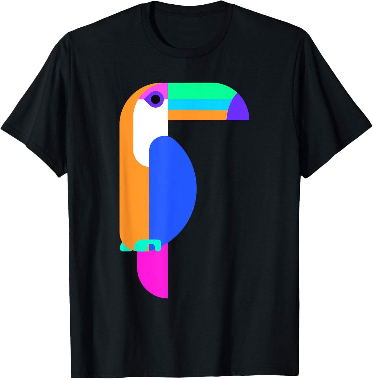 Toucan Graphic . Toucan Shirt Men. Toucan Bird T-Shirt - T-Shirt | Black
