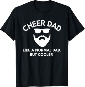Cheer Dad Cheerleading Bearded Definition T-Shirt - T-Shirt | Black