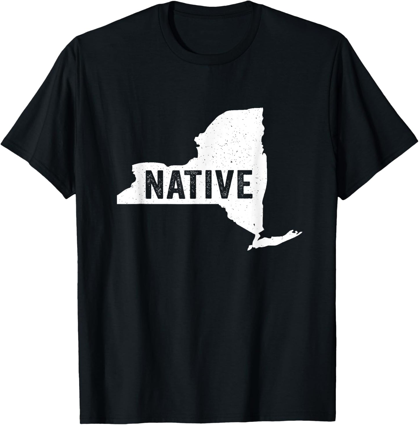 Native New Yorker Patriotic American Born USA New York Love T-Shirt - T-Shirt | Black