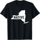 Native New Yorker Patriotic American Born USA New York Love T-Shirt - T-Shirt | Black