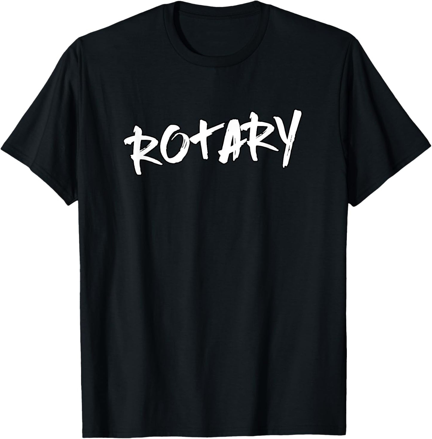 ROTORHOLIC APPAREL Rotary Engine Novelty - Men's Black Short Sleeve Classic Fit - Small T-Shirt - T-Shirt | Black