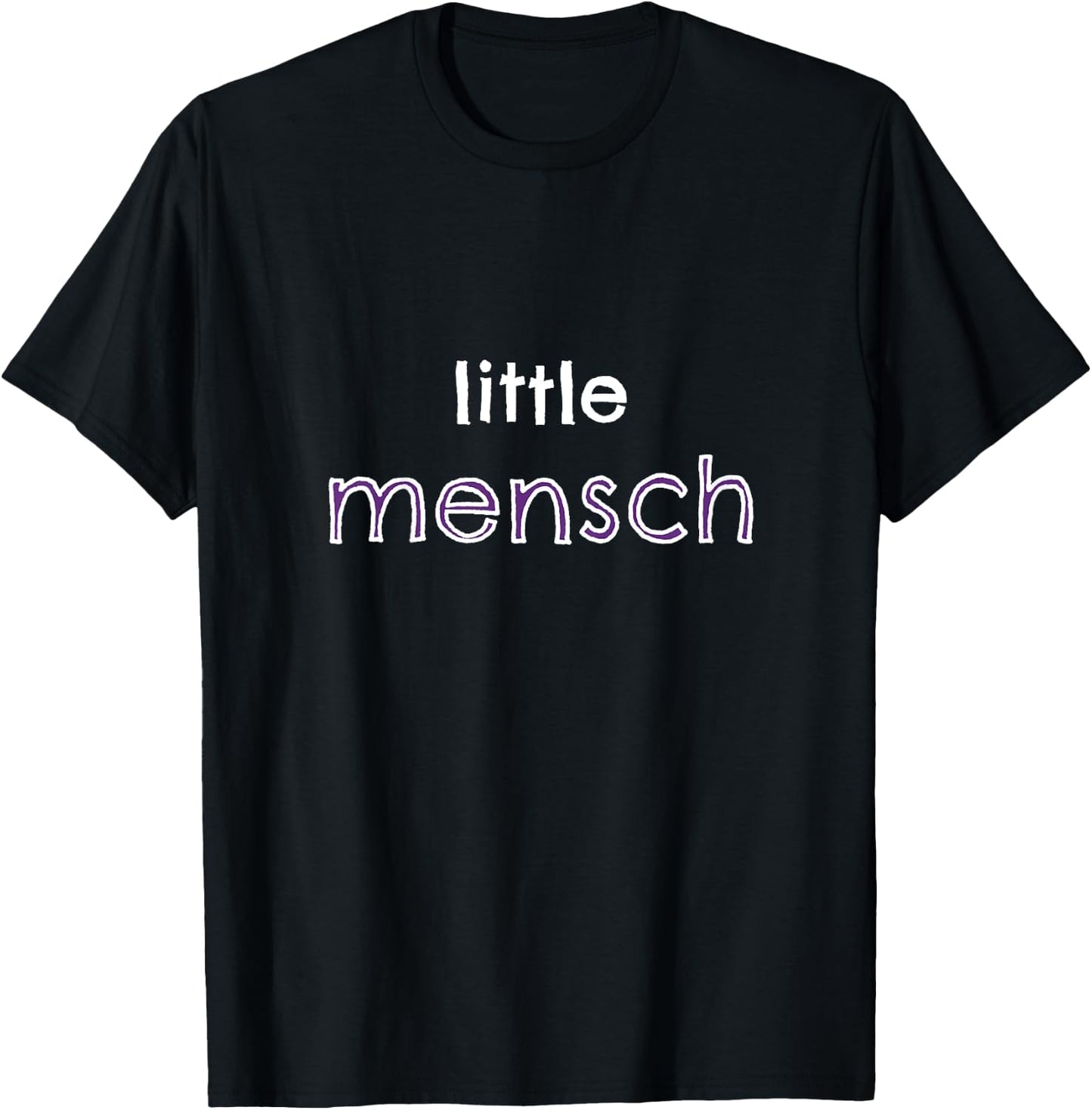 Little Mensch -- youth sizes for boys, girls, toddlers T-Shirt - T-Shirt | Black