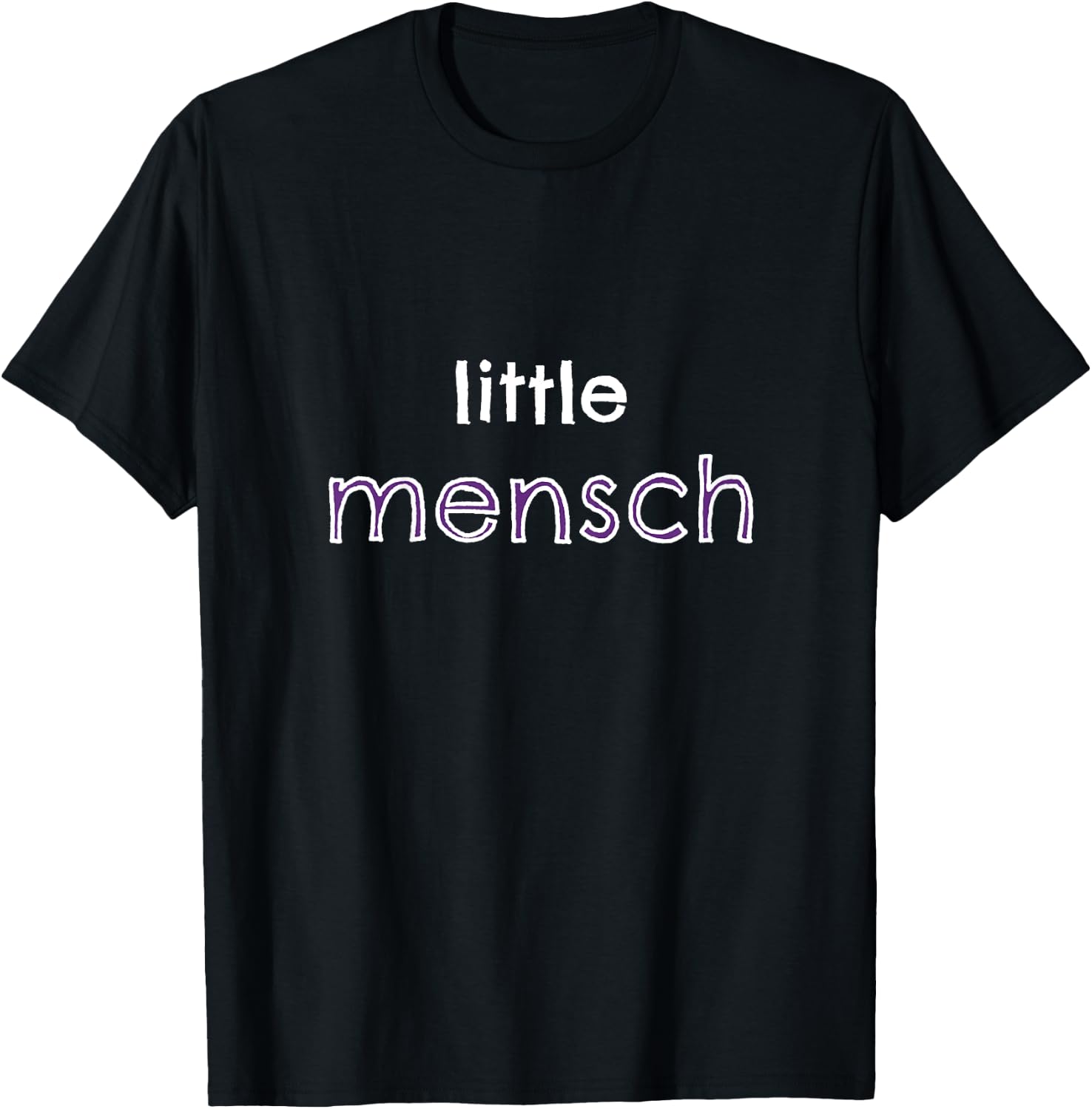 Little Mensch -- youth sizes for boys, girls, toddlers T-Shirt - T-Shirt | Black
