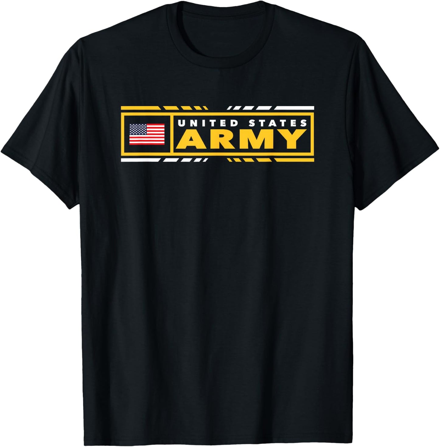 Army United States Military Zone Black Officially Licensed T-Shirt - T-Shirt | Black