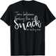 Torn Between Looking Like a Snack & Eating One Funny T-Shirt - T-Shirt | Black