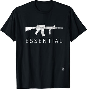 Essential AR-15 Assualt Rifle T-Shirt - T-Shirt | Black