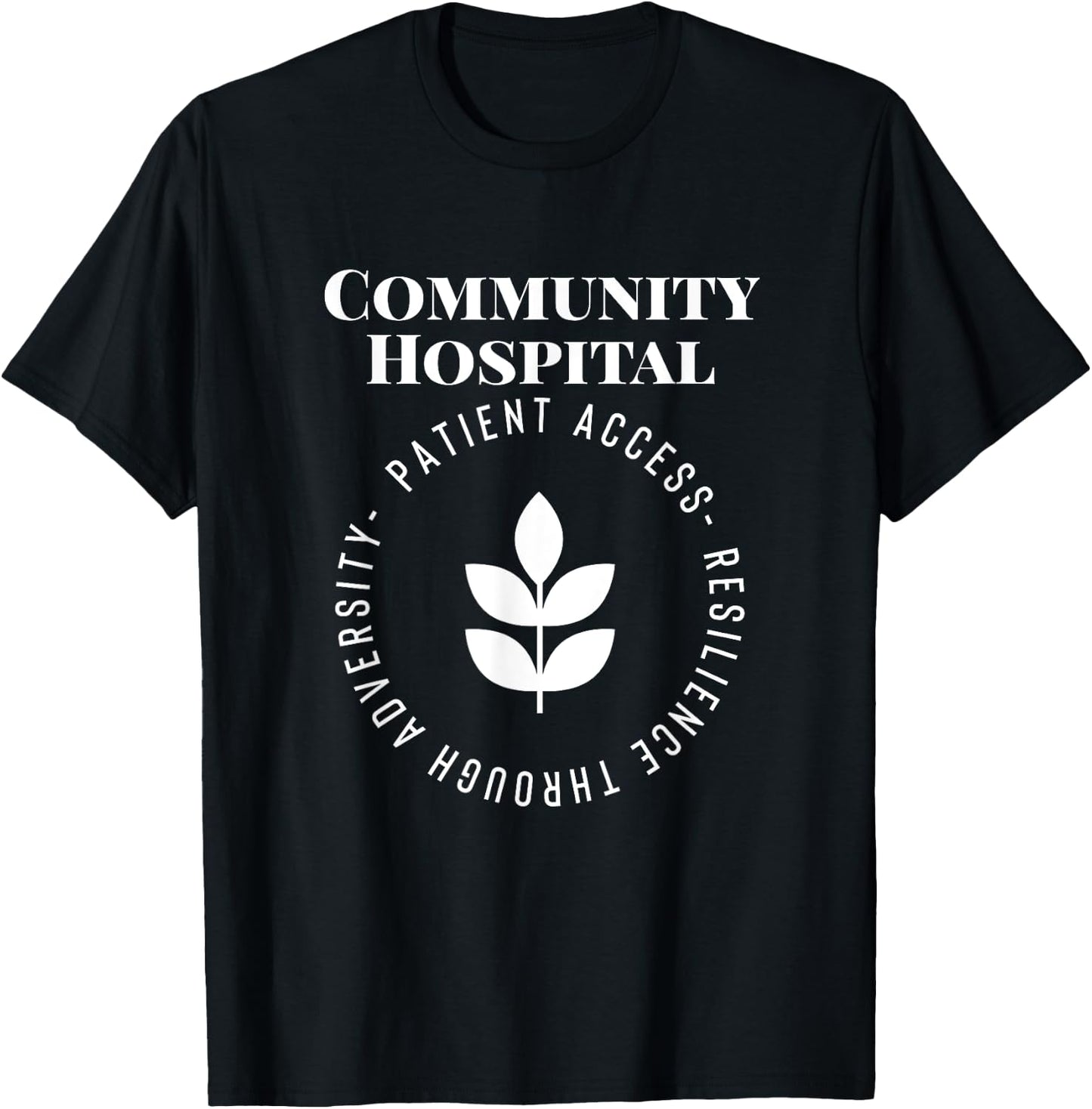 Community Hospital Patient Access T-Shirt - T-Shirt | Black