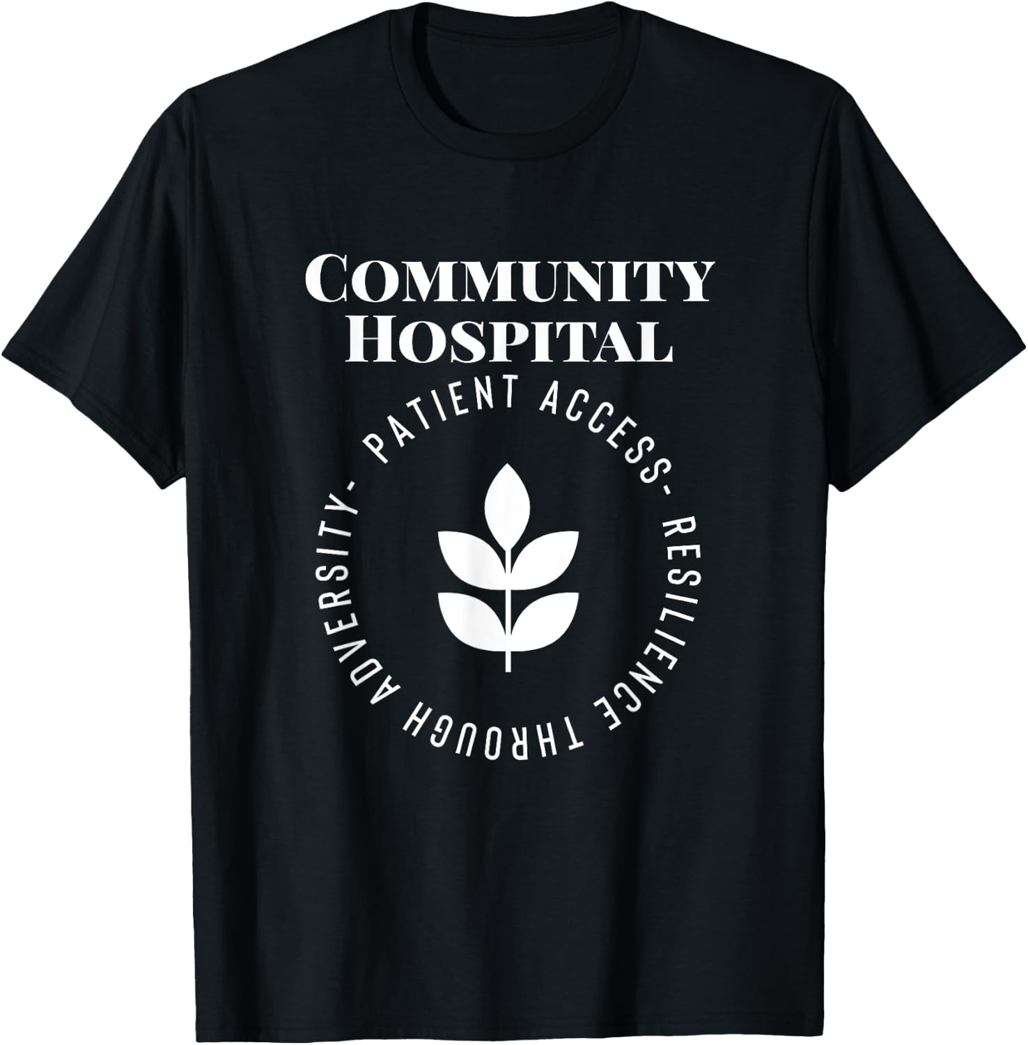 Community Hospital Patient Access T-Shirt - T-Shirt | Black