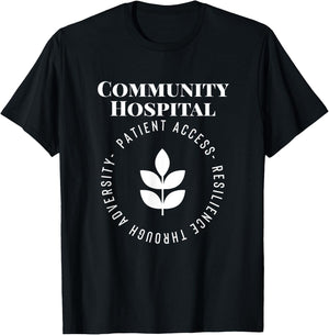 Community Hospital Patient Access T-Shirt - T-Shirt | Black