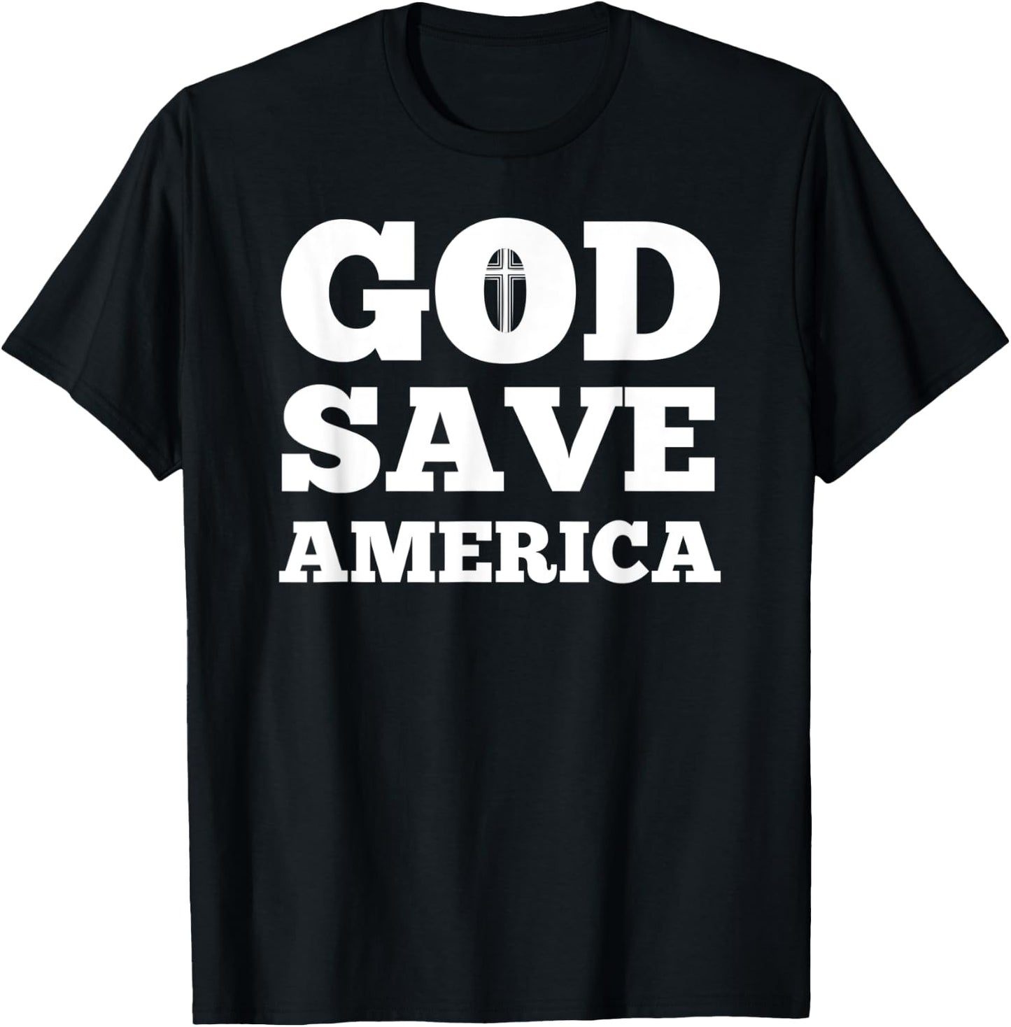 God Save America T-Shirt - T-Shirt | Black