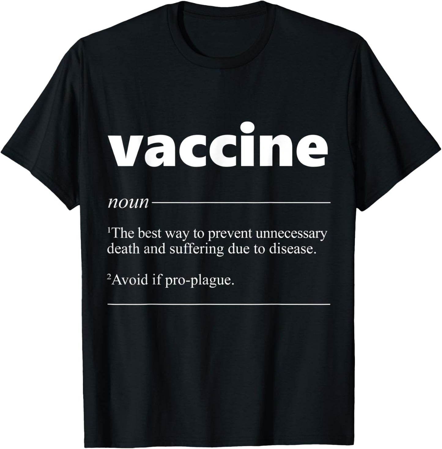 Vaccine Definition Nurse Doctor Vaccination T-Shirt - T-Shirt | Black