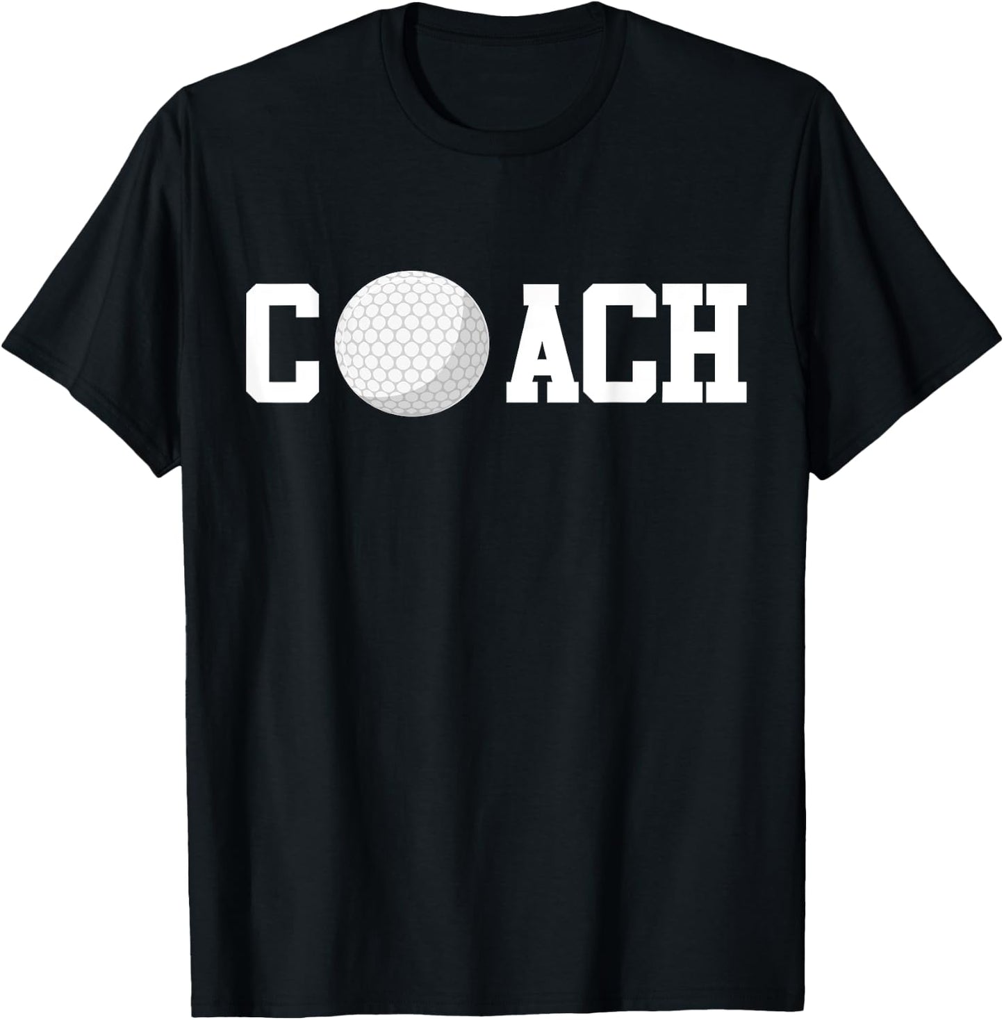 Golf Instructor Coach Golfer Golf Ball Gift Golf Course T-Shirt - T-Shirt | Black