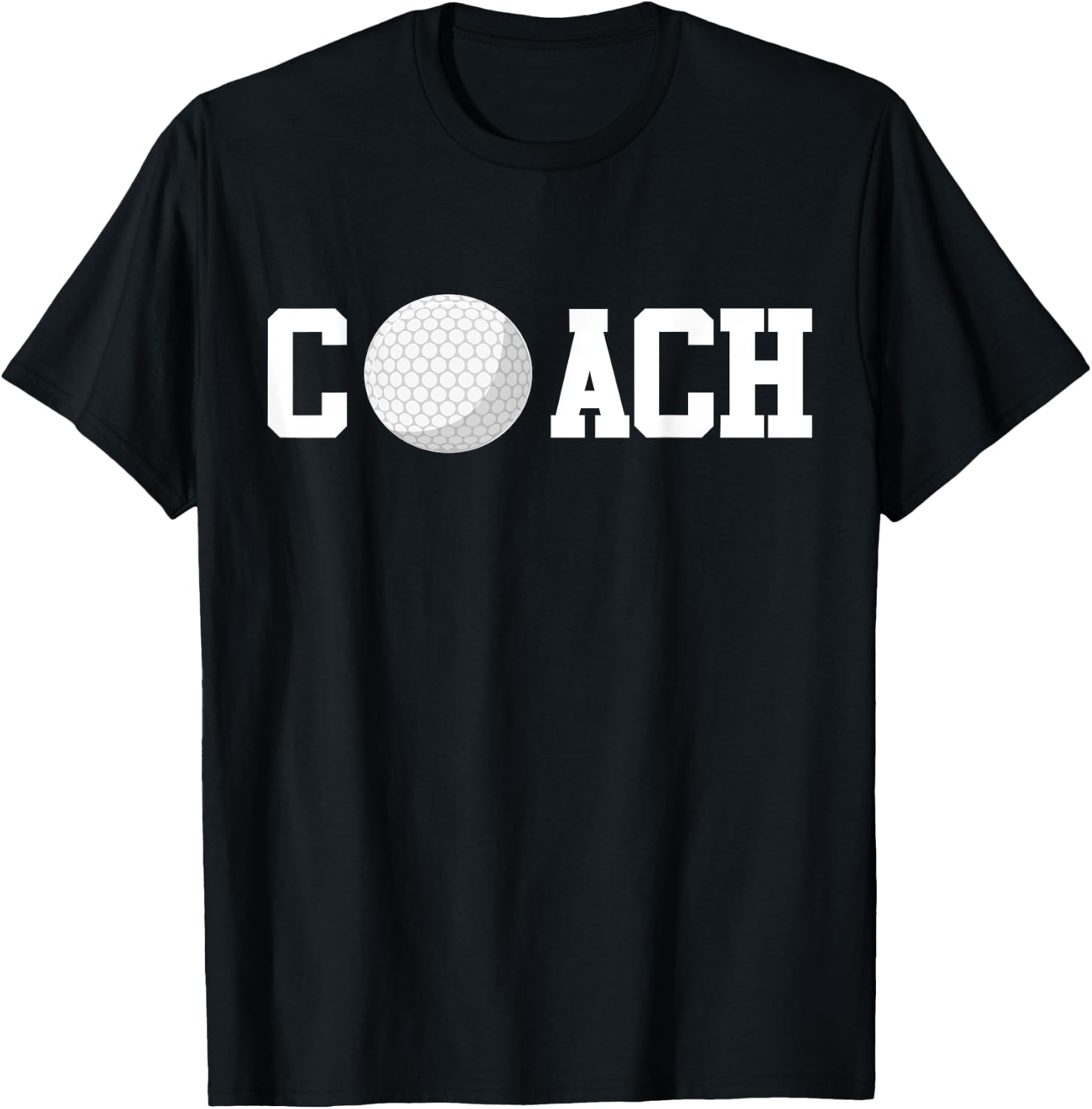 Golf Instructor Coach Golfer Golf Ball Gift Golf Course T-Shirt - T-Shirt | Black