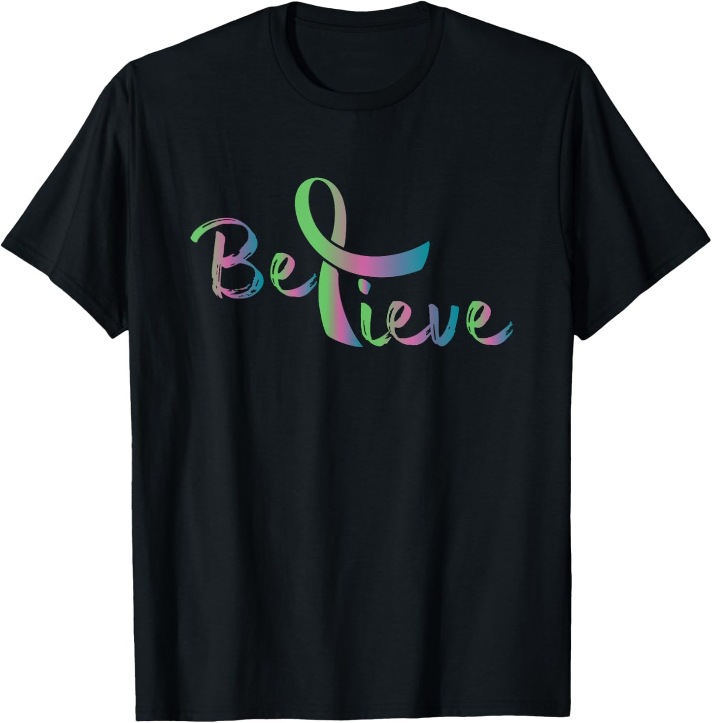 Metastasised Breast Cancer Faith Fighter Survivor Gesche T-Shirt - T-Shirt | Black