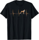 Boxer Dog Owner Heartbeat EKG Pulse Boxer Dog Lover Breeder Men Women Girls Kids T-Shirt - T-Shirt | Black