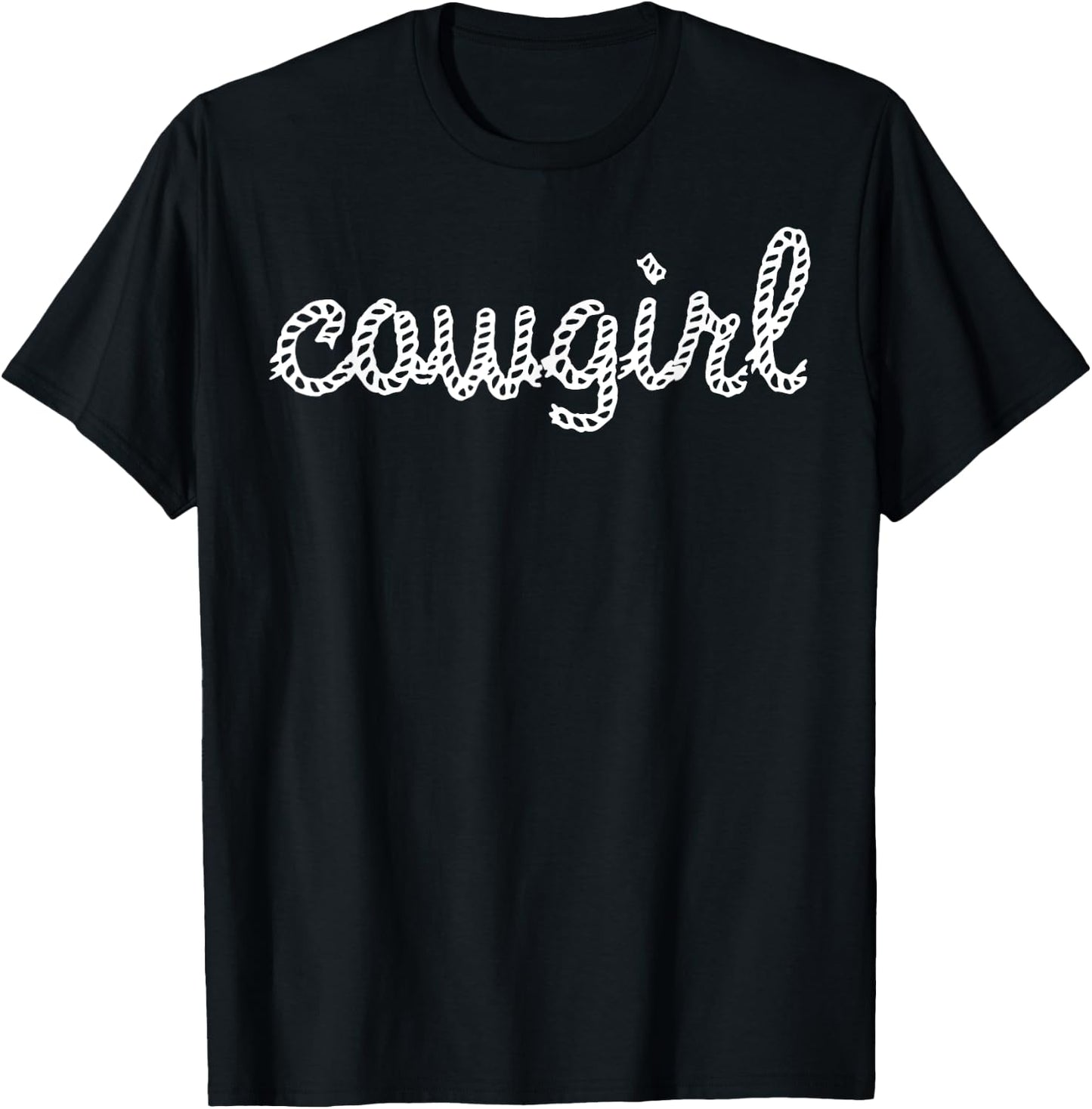Cowgirl - Cow Girl, Horse, Equestrian T-Shirt - T-Shirt | Black