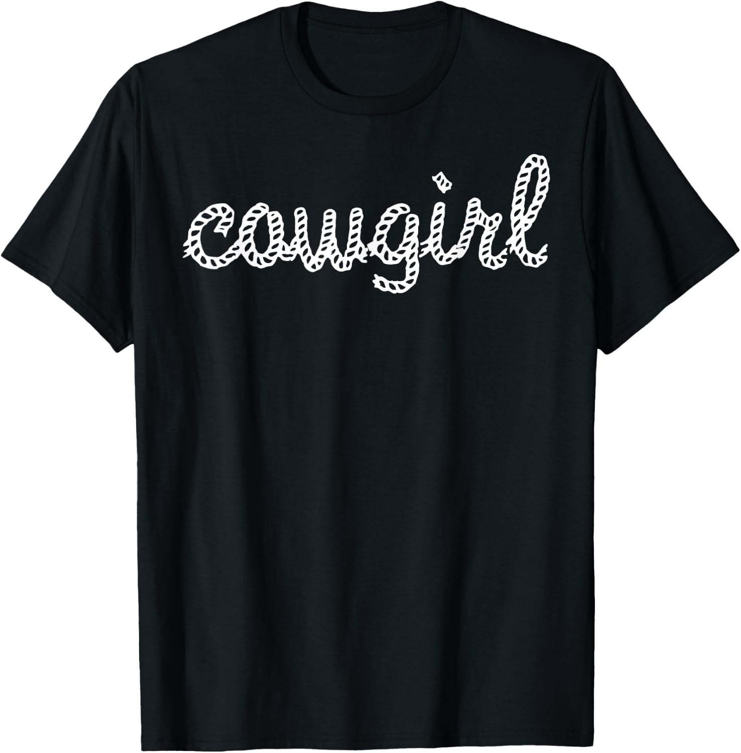 Cowgirl - Cow Girl, Horse, Equestrian T-Shirt - T-Shirt | Black