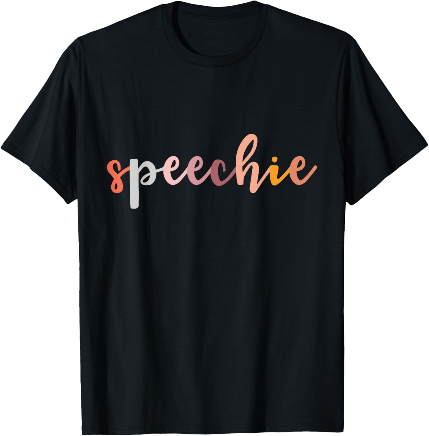 Speechie Gift Language Therapist Boho Retro Pathologist Gift T-Shirt - T-Shirt | Black