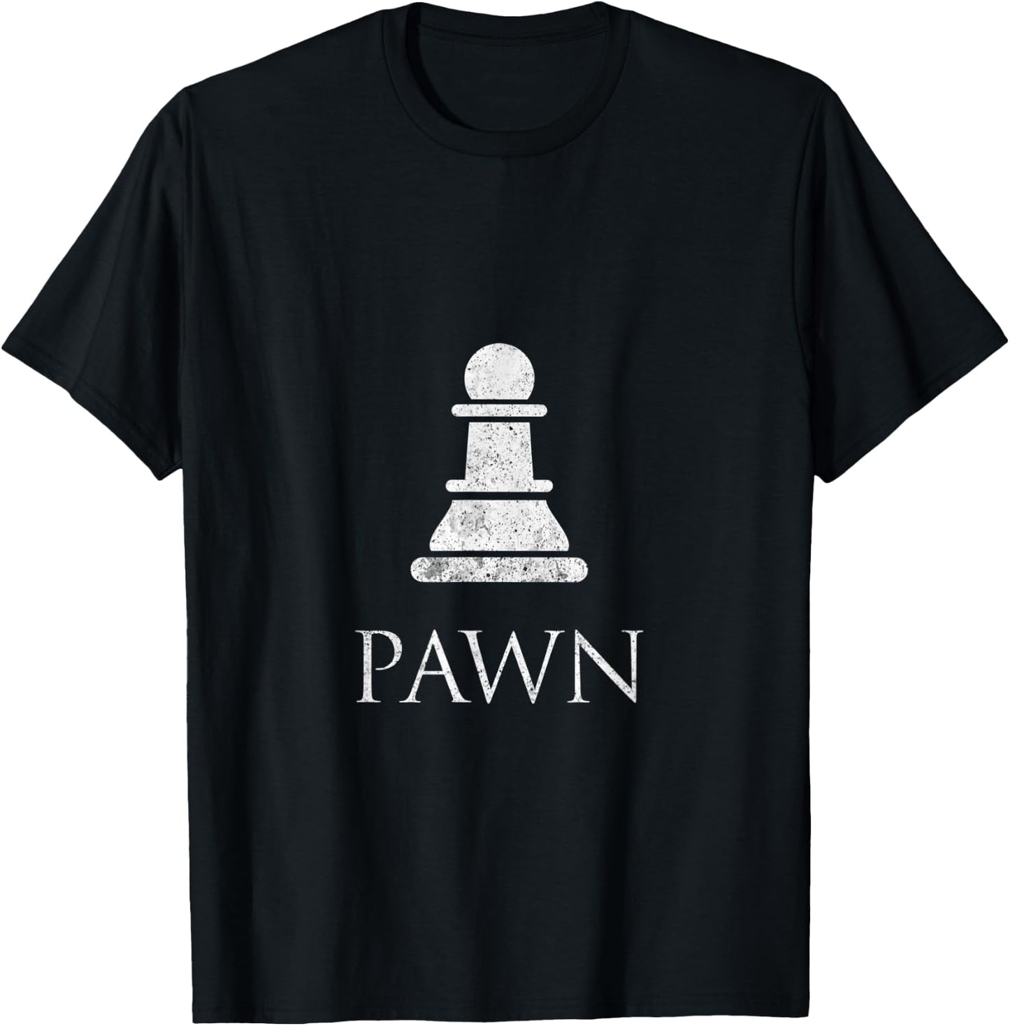 Pawn Chess Piece Game Matching Simple Halloween Costume T-Shirt - T-Shirt | Black