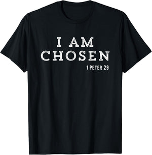 Motivational Saying I'm The Chosen One Catholic Men Women T-Shirt - T-Shirt | Black