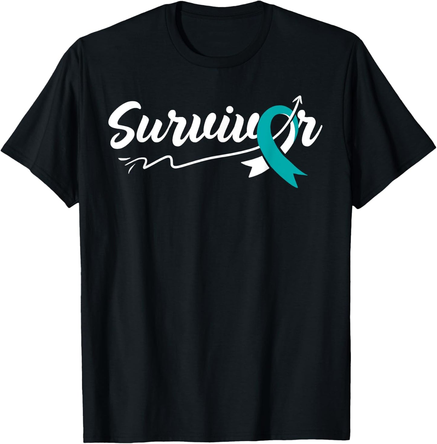 Survivor Cervical Cancer T-Shirt - T-Shirt | Black
