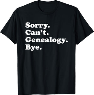 Funny Genealogy Gift Women Boys or Girls T-Shirt - T-Shirt | Black