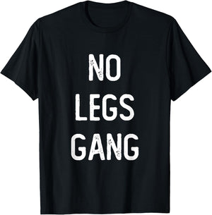No Legs Gang - Funny Pewds Meme Art T-Shirt - T-Shirt | Black