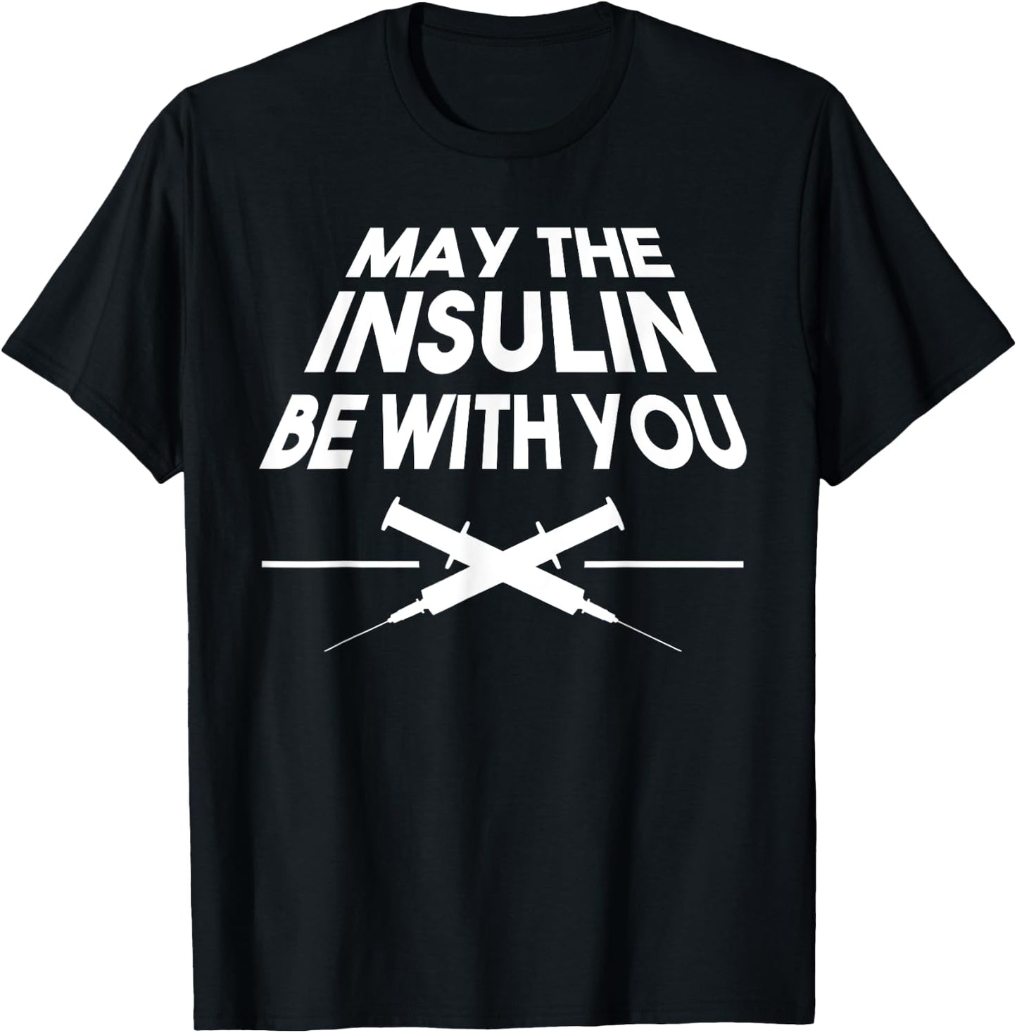 Funny Type 1 Diabetes Gift Diabetic Men Women Kids Children T-Shirt - T-Shirt | Black
