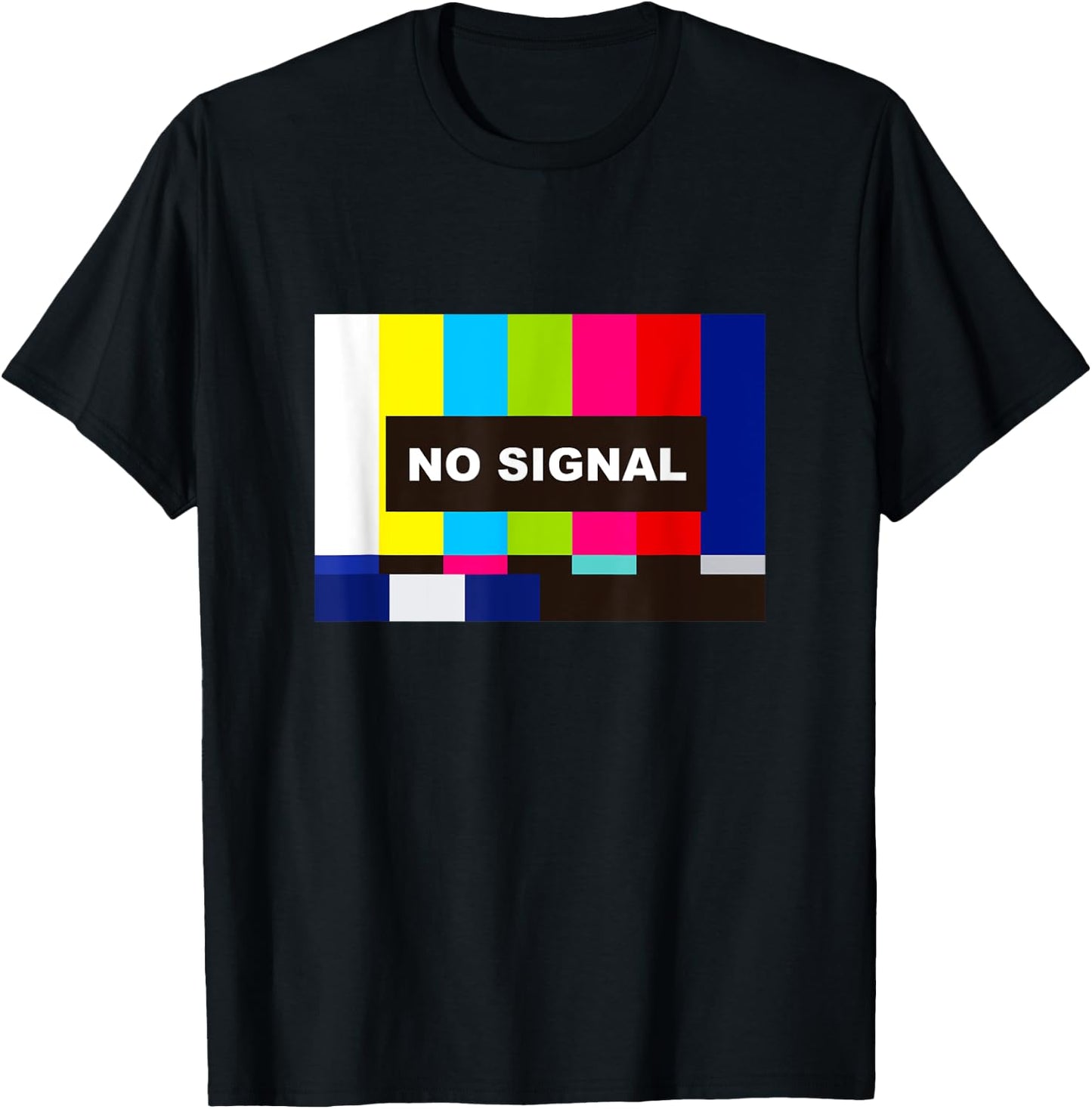 Nostalgia Shirts - Analog Television No Signal T-Shirt - T-Shirt | Black