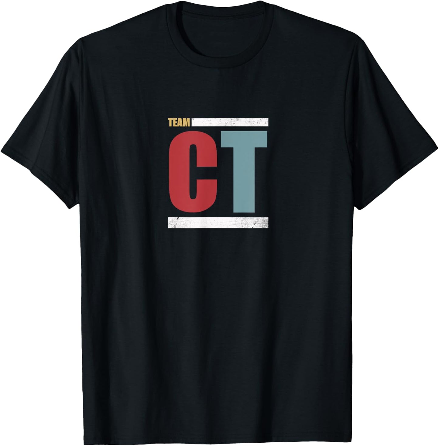 Team CT Challenge (Distressed) T-Shirt - T-Shirt | Black