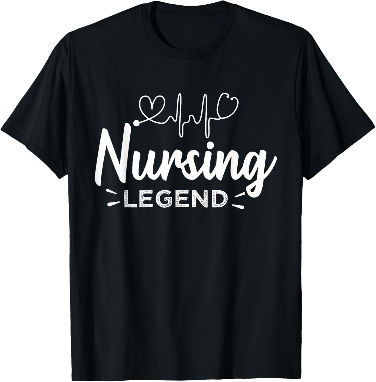 Nursing Legend - Cute RN Gift Healthcare Nurse T-Shirt - T-Shirt | Black