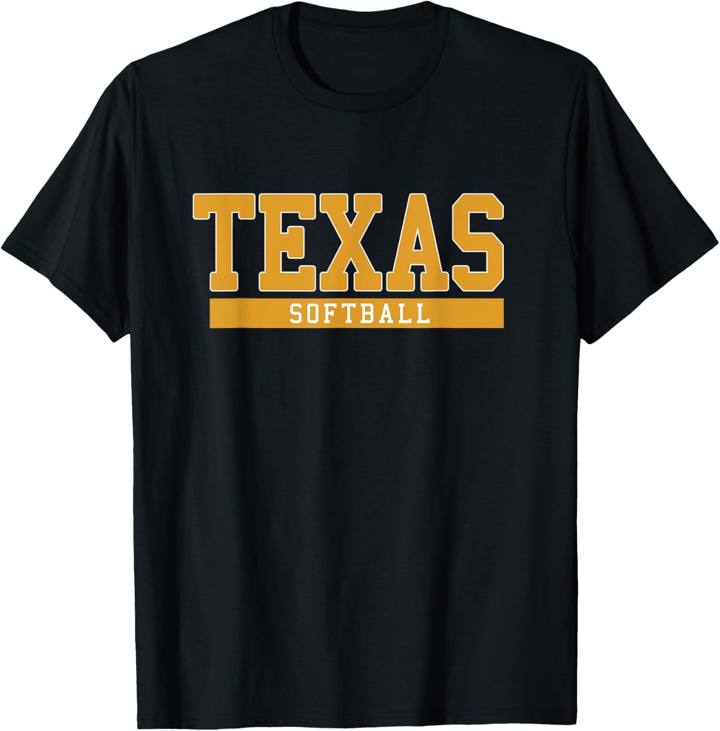 Texas Softball T-Shirt - T-Shirt | Black