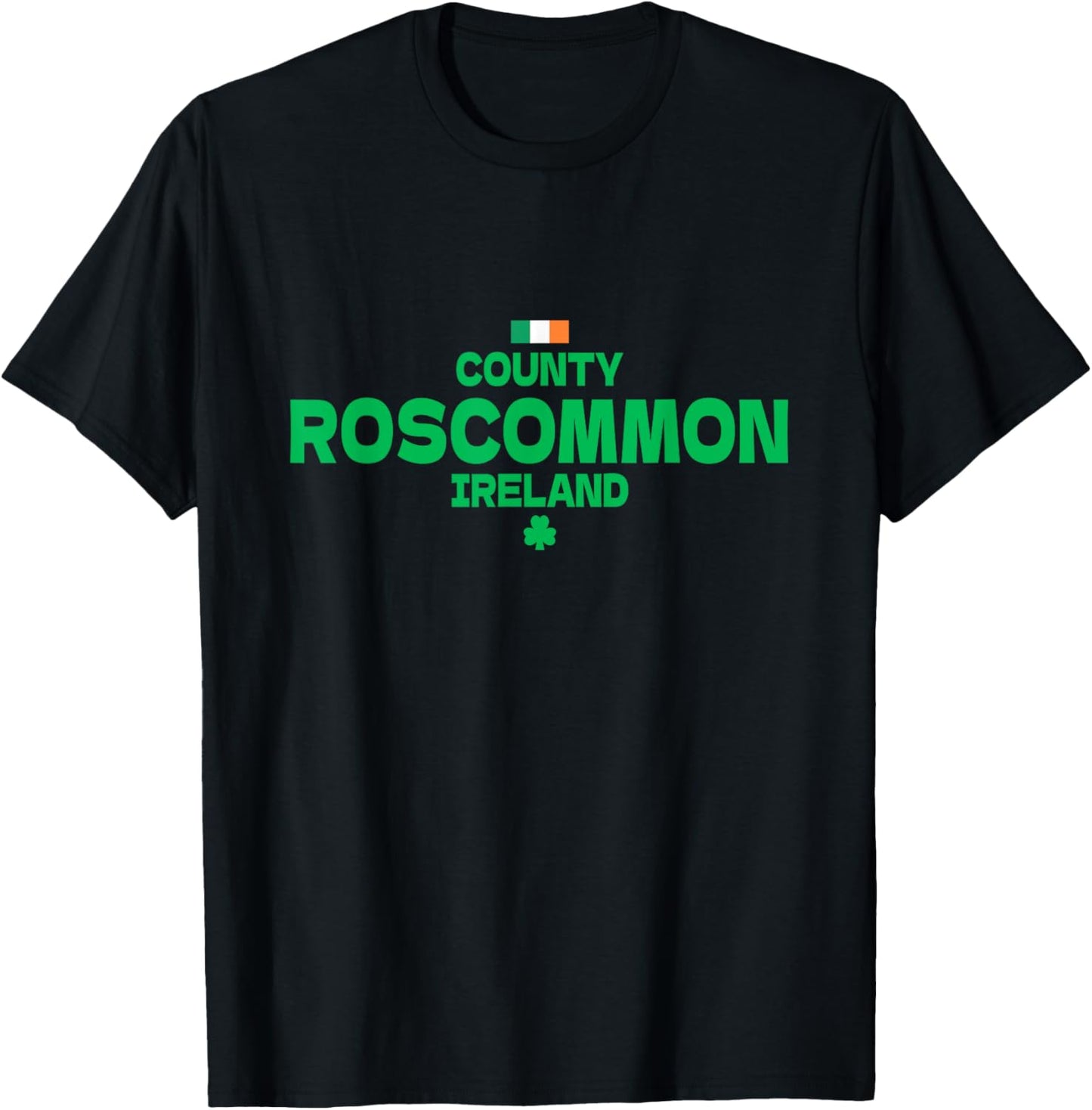 County Roscommon Ireland T-Shirt - T-Shirt | Black