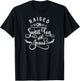 Raised On Sweet Tea And Jesus, Inspired Faith, Bible, Family T-Shirt - T-Shirt | Black