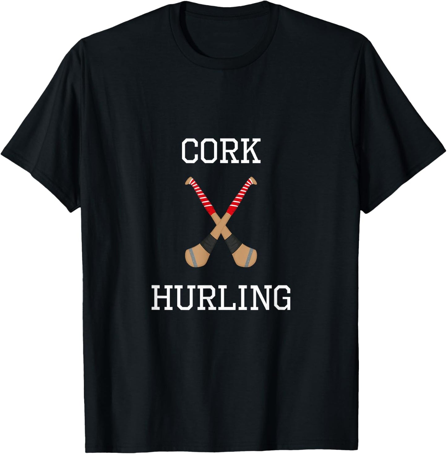 Cork Hurling Irish County Ireland Hurling T-Shirt - T-Shirt | Black