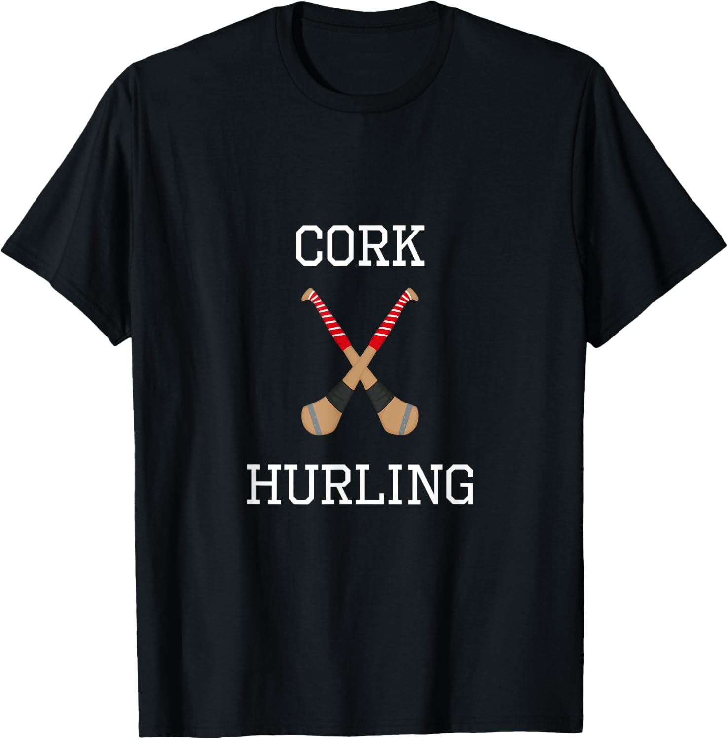 Cork Hurling Irish County Ireland Hurling T-Shirt - T-Shirt | Black