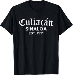 Culiacán Sinaloa Mexico Est. 1531 - Vintage Mexican Gift T-Shirt - T-Shirt | Black