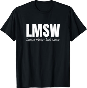LMSW Appreciation Best Licensed Master Social Worker T-Shirt - T-Shirt | Black