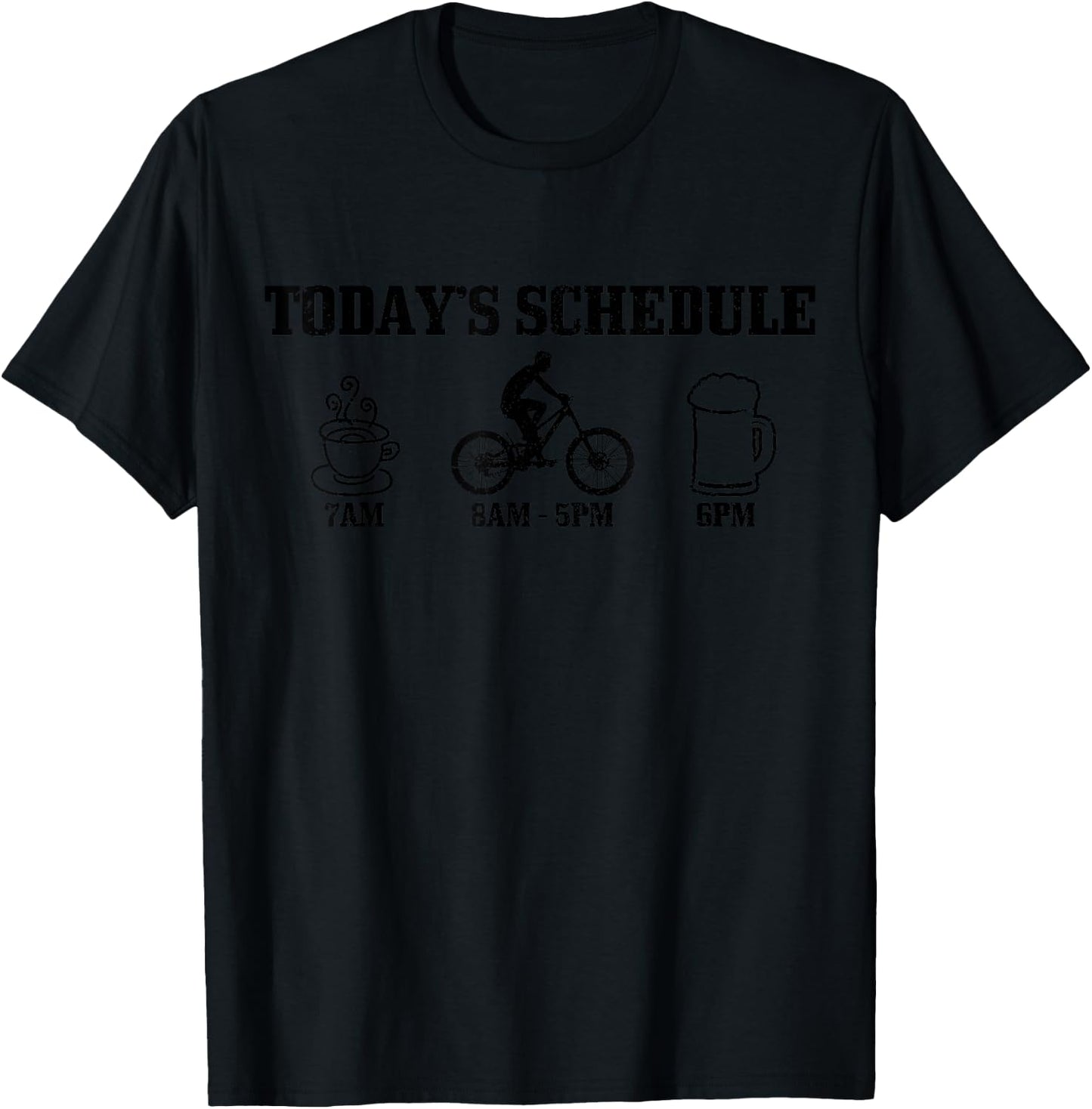 Mountain Bike MTB Downhill Funny Mountain Biker Gift T-Shirt - T-Shirt | Black