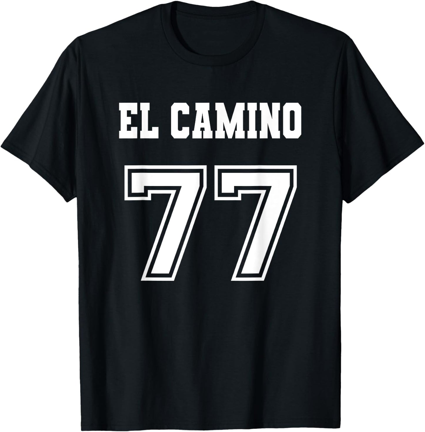 Jersey Style El Camino 77 1977 T-Shirt - T-Shirt | Black