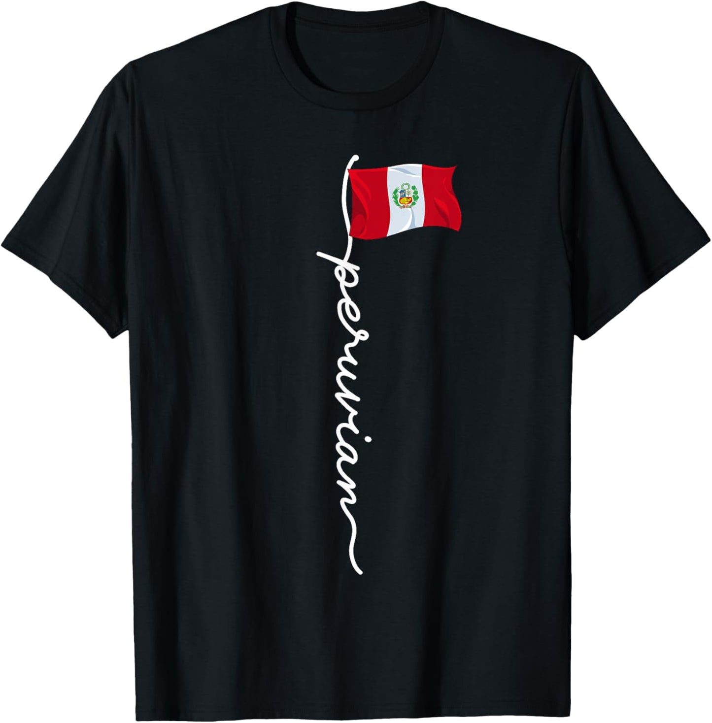 Peru Signature Peruvian , Small, Black T-Shirt - T-Shirt | Black