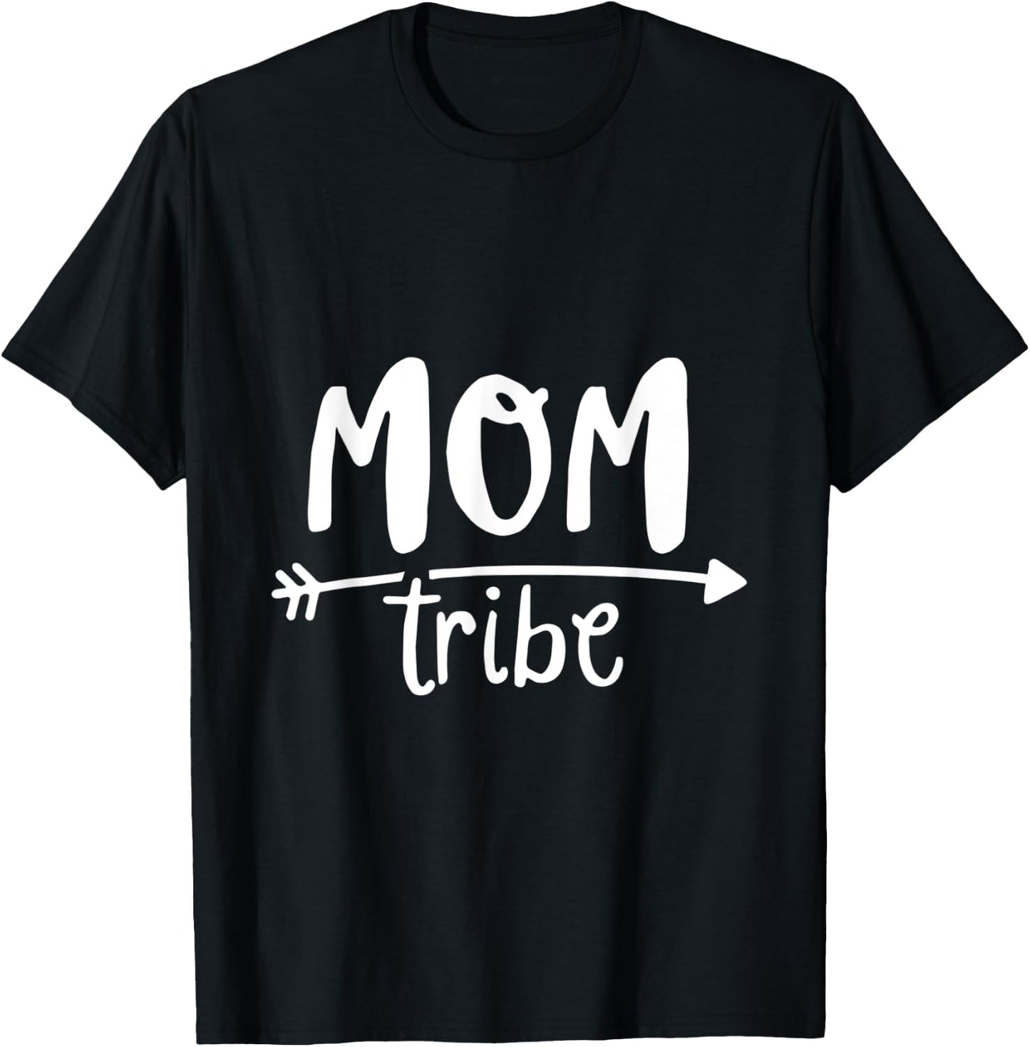 Mom Tribe Mama Family Love Saying T-Shirt - T-Shirt | Black