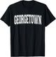 GEORGETOWN TX TEXAS USA Vintage Sports Varsity Style T-Shirt - T-Shirt | Black