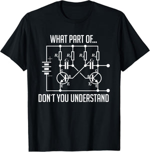 What Part Of Don't You Understand Engineer Gift T-Shirt - T-Shirt | Black